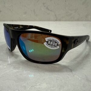 Costa Del Mar Tico in matte wetlands with green mirror 580G glass lenses